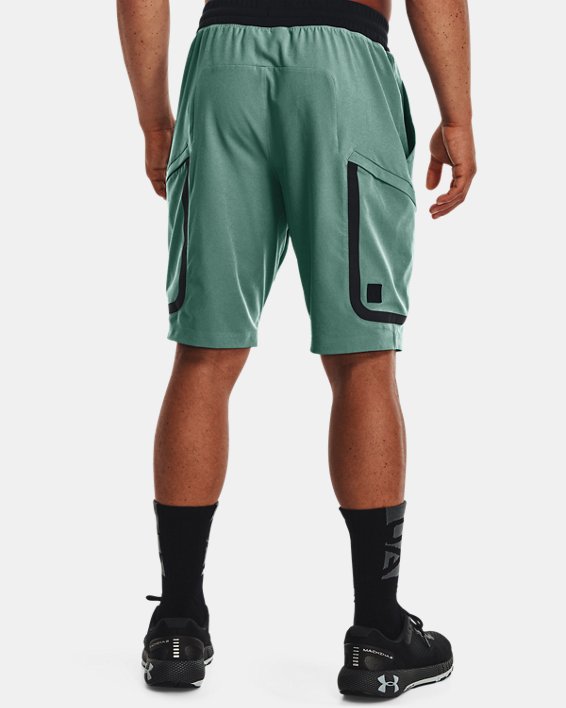 Men's UA Sportstyle Elite Cargo Shorts, Green, pdpMainDesktop image number 1